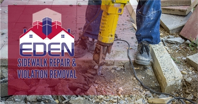 Eden Sidewalk Contractors | Sidewalk Repair NYC