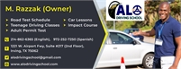 Alo driving school,road test schedule, teenage dri Alo driving school,road test schedule,  teenage driving